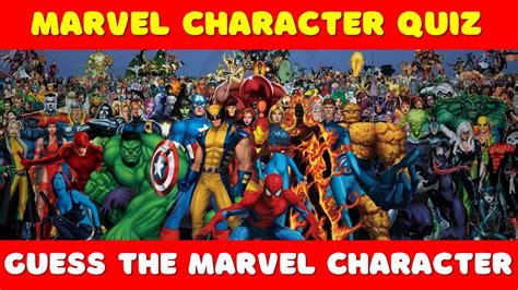 marvel test hard|marvel guess the character quiz.